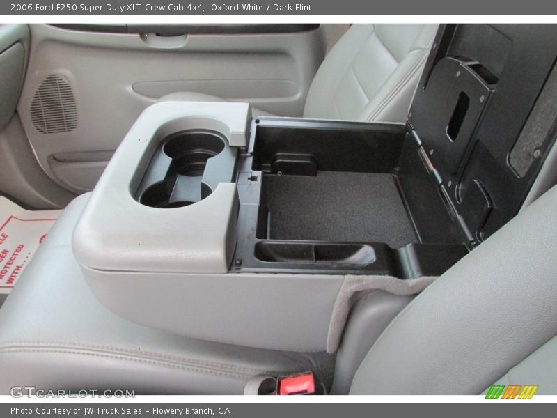 Oxford White / Dark Flint 2006 Ford F250 Super Duty XLT Crew Cab 4x4