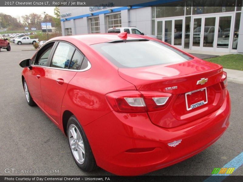 Red Hot / Jet Black 2017 Chevrolet Cruze LT
