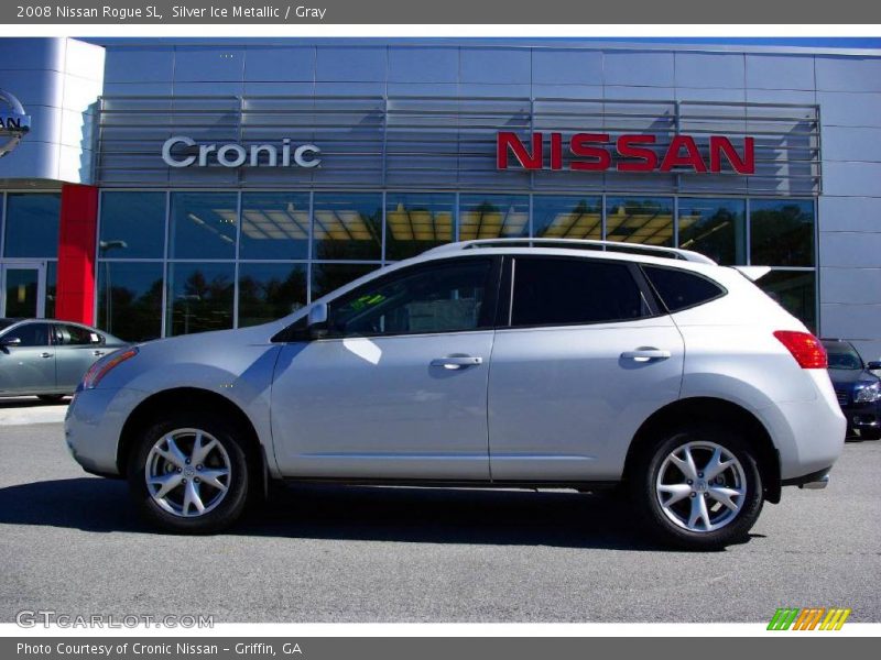 Silver Ice Metallic / Gray 2008 Nissan Rogue SL