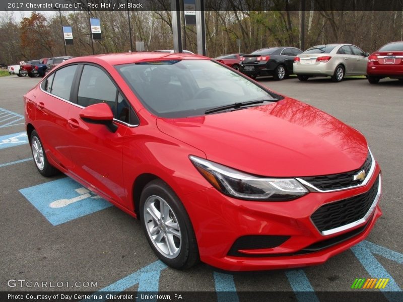 Red Hot / Jet Black 2017 Chevrolet Cruze LT