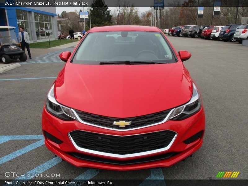 Red Hot / Jet Black 2017 Chevrolet Cruze LT