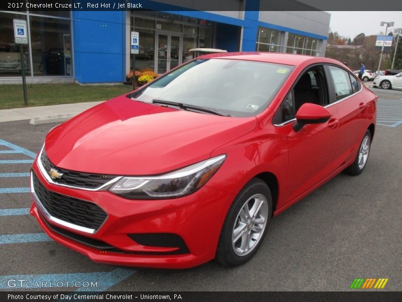 Red Hot / Jet Black 2017 Chevrolet Cruze LT
