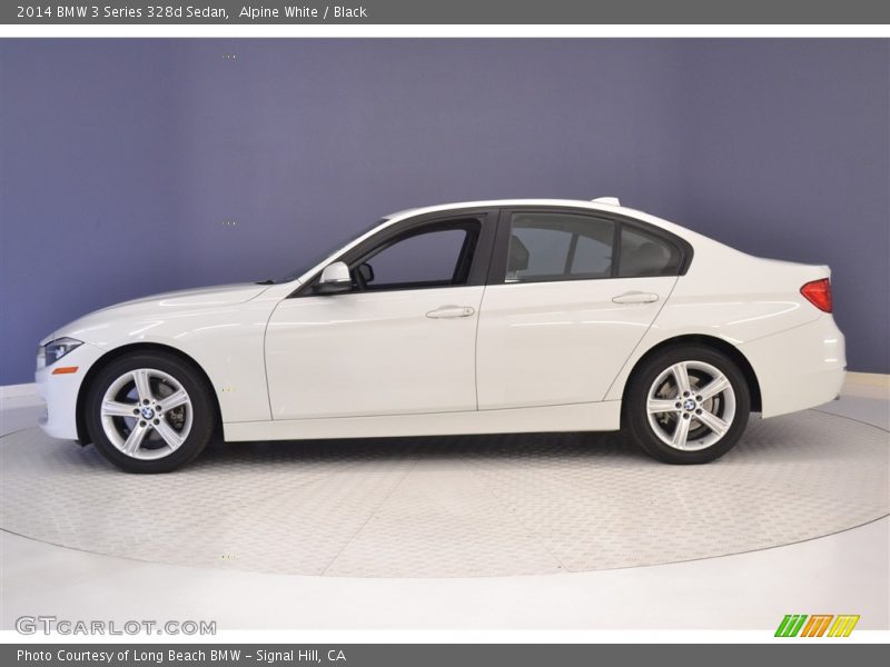 Alpine White / Black 2014 BMW 3 Series 328d Sedan