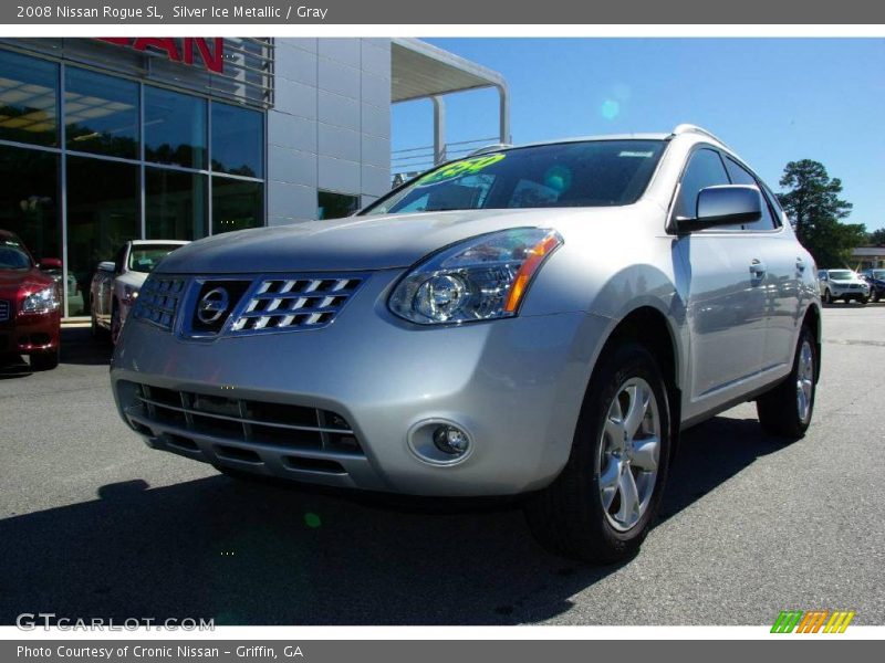 Silver Ice Metallic / Gray 2008 Nissan Rogue SL