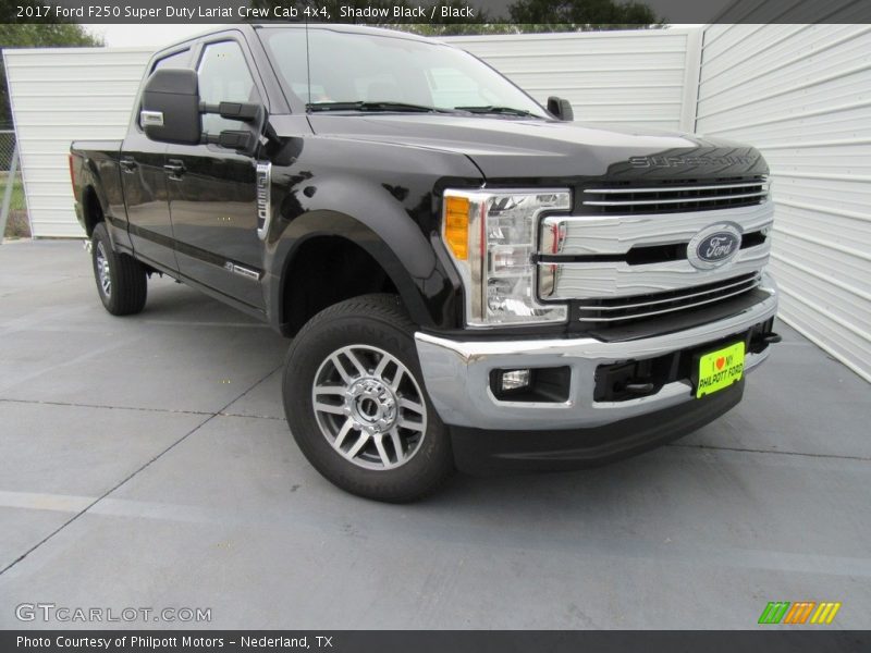 Shadow Black / Black 2017 Ford F250 Super Duty Lariat Crew Cab 4x4