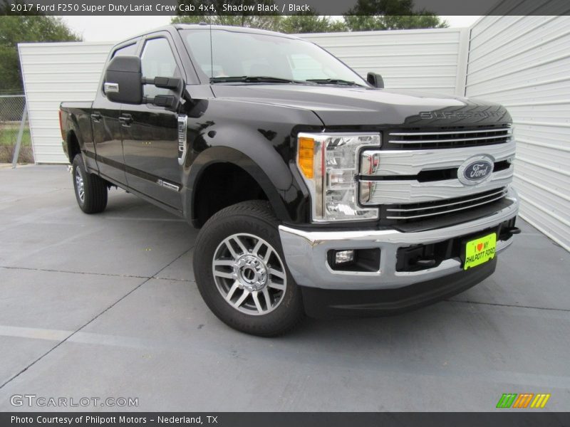 Shadow Black / Black 2017 Ford F250 Super Duty Lariat Crew Cab 4x4