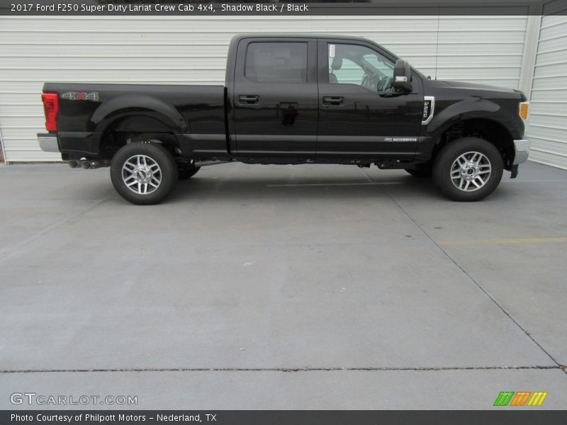 Shadow Black / Black 2017 Ford F250 Super Duty Lariat Crew Cab 4x4