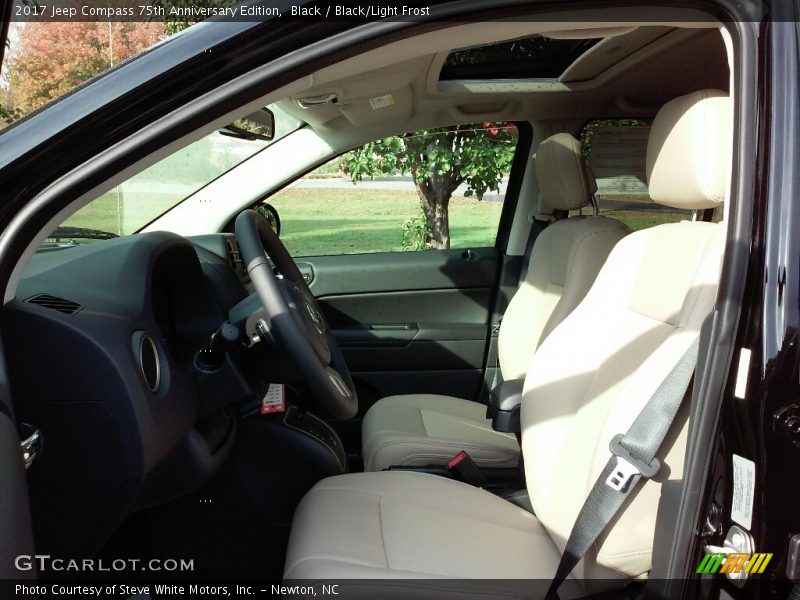 Front Seat of 2017 Compass 75th Anniversary Edition