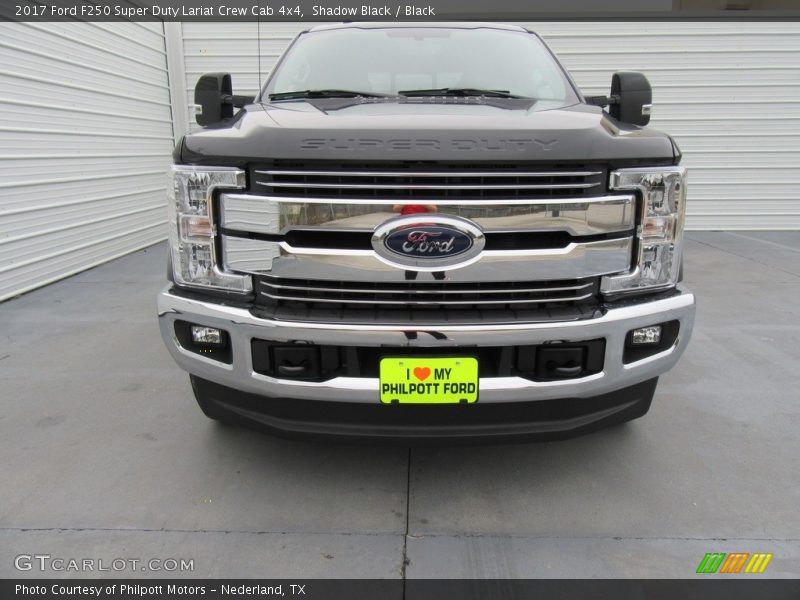 Shadow Black / Black 2017 Ford F250 Super Duty Lariat Crew Cab 4x4