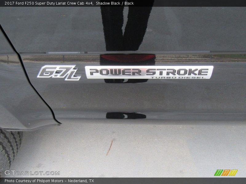 Shadow Black / Black 2017 Ford F250 Super Duty Lariat Crew Cab 4x4