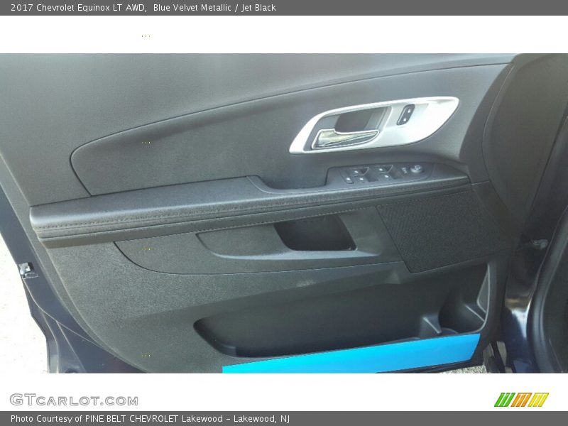 Blue Velvet Metallic / Jet Black 2017 Chevrolet Equinox LT AWD