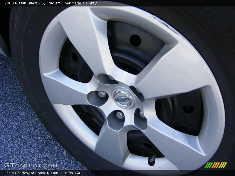 Radiant Silver Metallic / Gray 2008 Nissan Quest 3.5