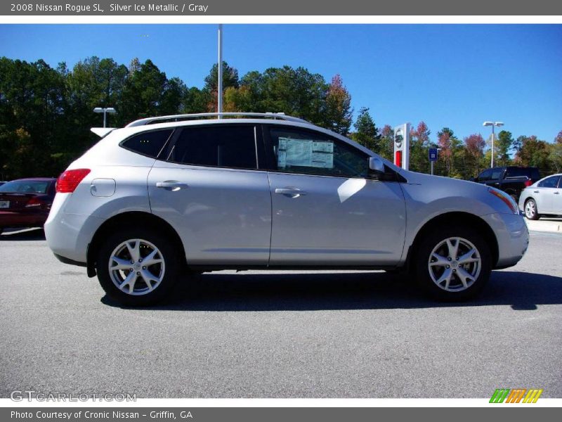 Silver Ice Metallic / Gray 2008 Nissan Rogue SL