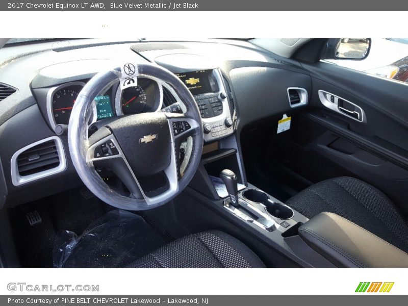 Blue Velvet Metallic / Jet Black 2017 Chevrolet Equinox LT AWD