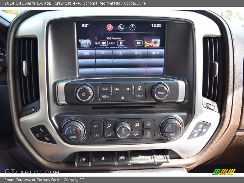 Sonoma Red Metallic / Cocoa/Dune 2014 GMC Sierra 1500 SLT Crew Cab 4x4