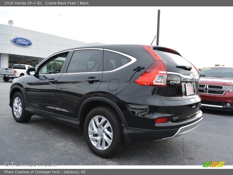 Crystal Black Pearl / Black 2016 Honda CR-V EX