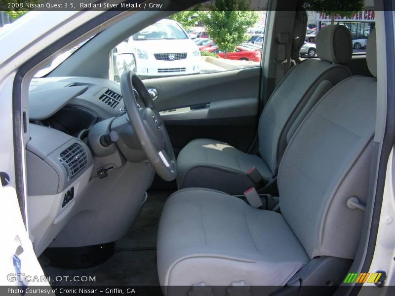 Radiant Silver Metallic / Gray 2008 Nissan Quest 3.5