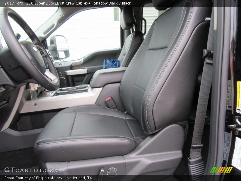 Front Seat of 2017 F250 Super Duty Lariat Crew Cab 4x4