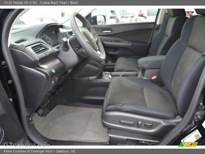 Crystal Black Pearl / Black 2016 Honda CR-V EX
