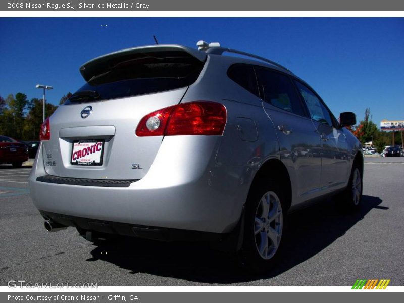 Silver Ice Metallic / Gray 2008 Nissan Rogue SL