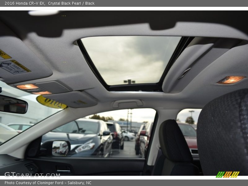 Crystal Black Pearl / Black 2016 Honda CR-V EX