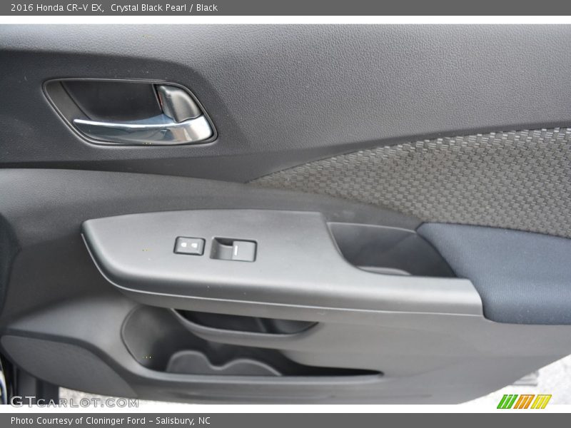Crystal Black Pearl / Black 2016 Honda CR-V EX