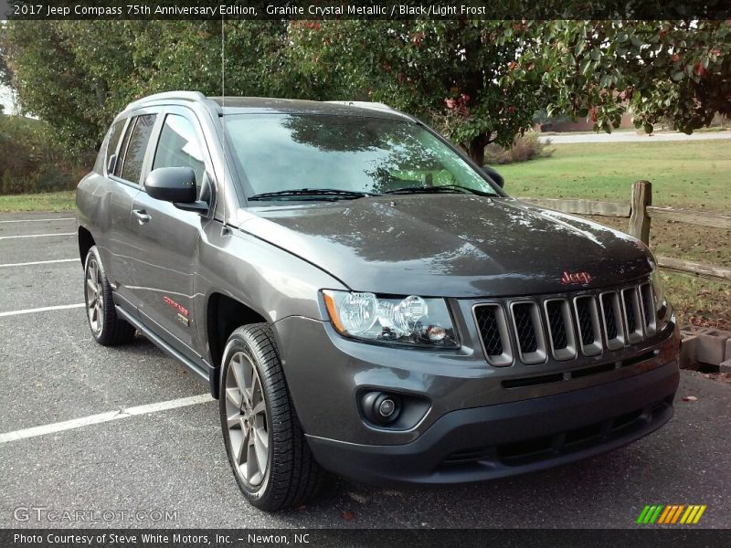 Granite Crystal Metallic / Black/Light Frost 2017 Jeep Compass 75th Anniversary Edition