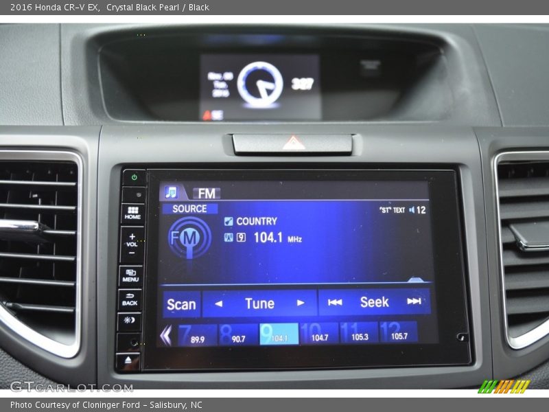Crystal Black Pearl / Black 2016 Honda CR-V EX