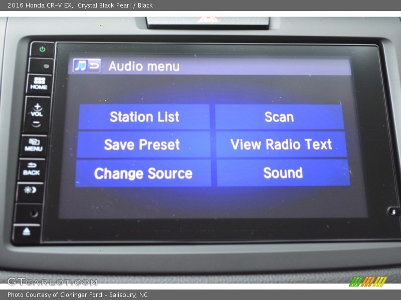 Crystal Black Pearl / Black 2016 Honda CR-V EX