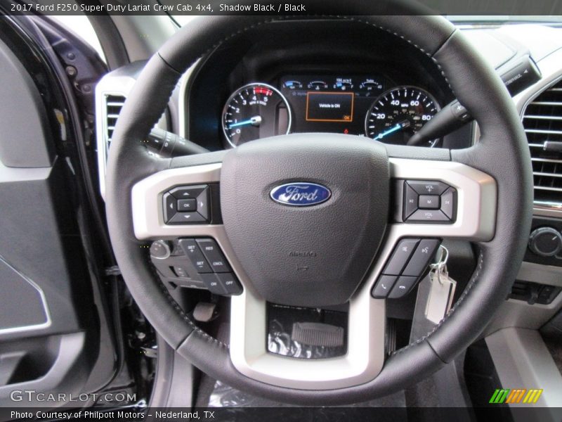 Shadow Black / Black 2017 Ford F250 Super Duty Lariat Crew Cab 4x4