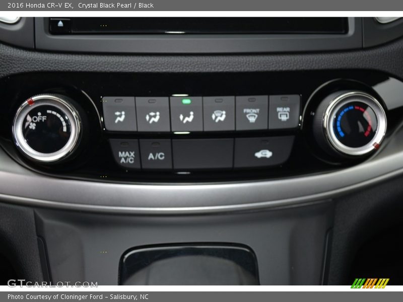 Crystal Black Pearl / Black 2016 Honda CR-V EX