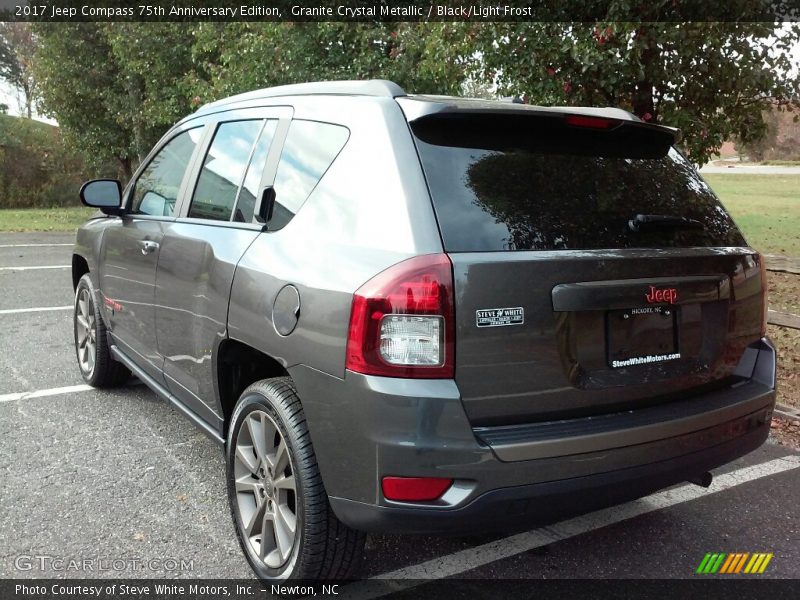 Granite Crystal Metallic / Black/Light Frost 2017 Jeep Compass 75th Anniversary Edition