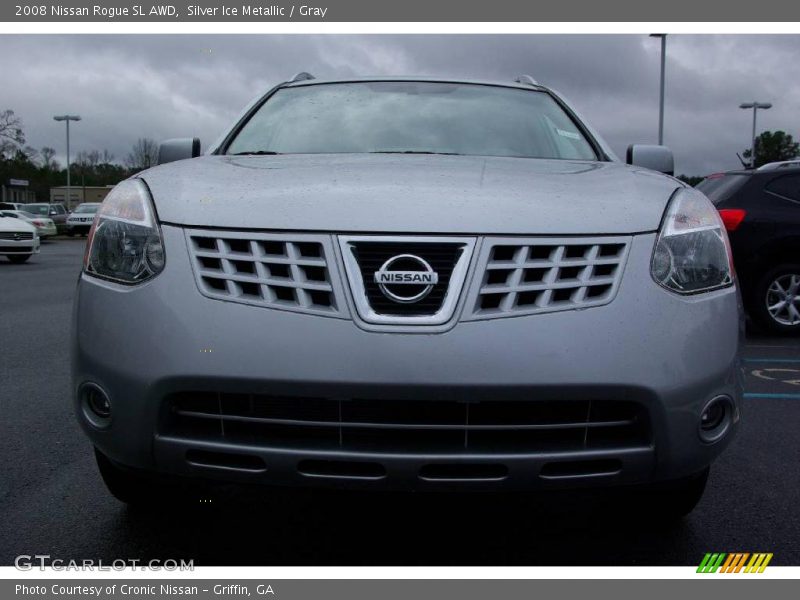 Silver Ice Metallic / Gray 2008 Nissan Rogue SL AWD