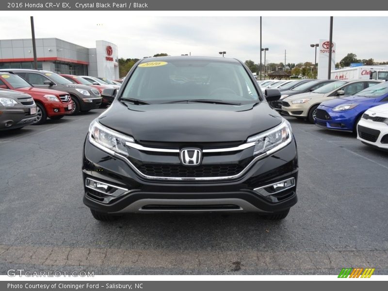 Crystal Black Pearl / Black 2016 Honda CR-V EX