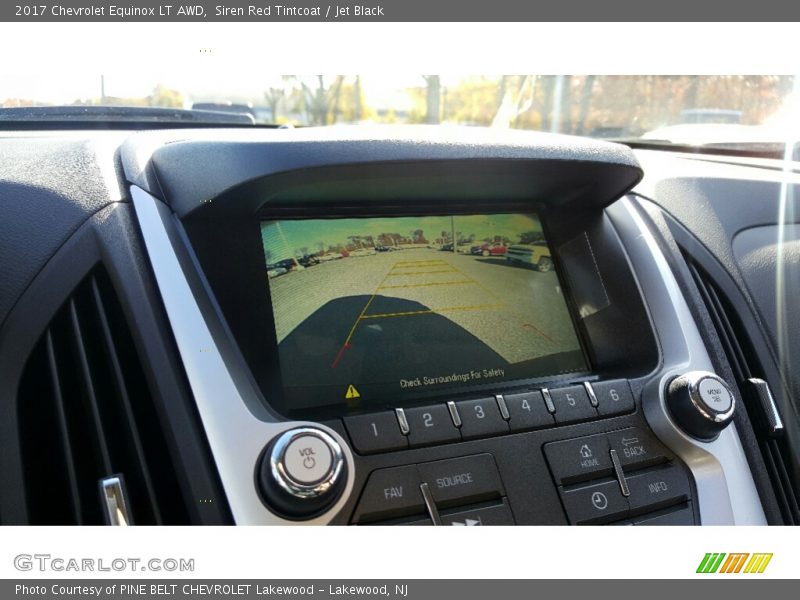 Siren Red Tintcoat / Jet Black 2017 Chevrolet Equinox LT AWD