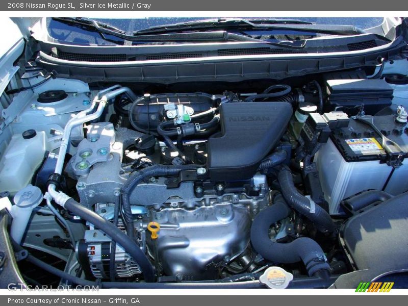 Silver Ice Metallic / Gray 2008 Nissan Rogue SL