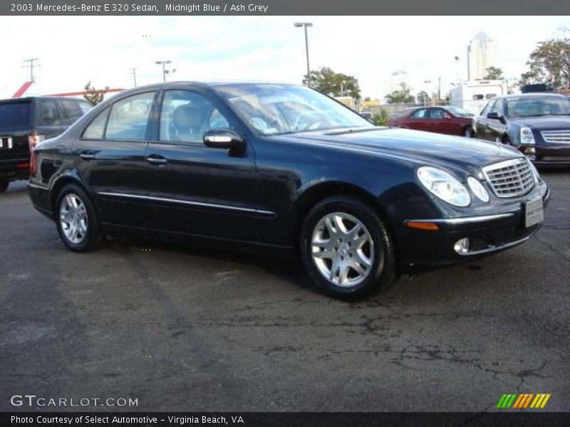 Midnight Blue / Ash Grey 2003 Mercedes-Benz E 320 Sedan