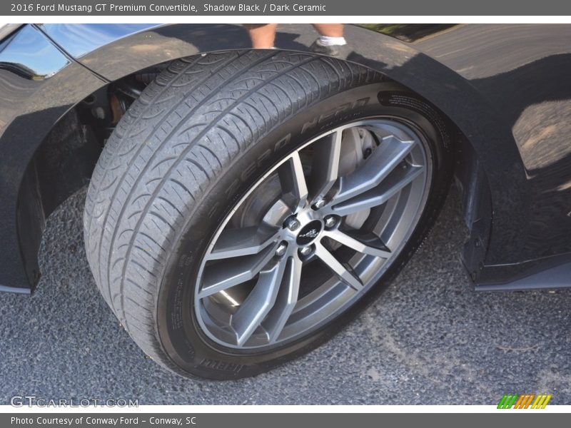 Shadow Black / Dark Ceramic 2016 Ford Mustang GT Premium Convertible