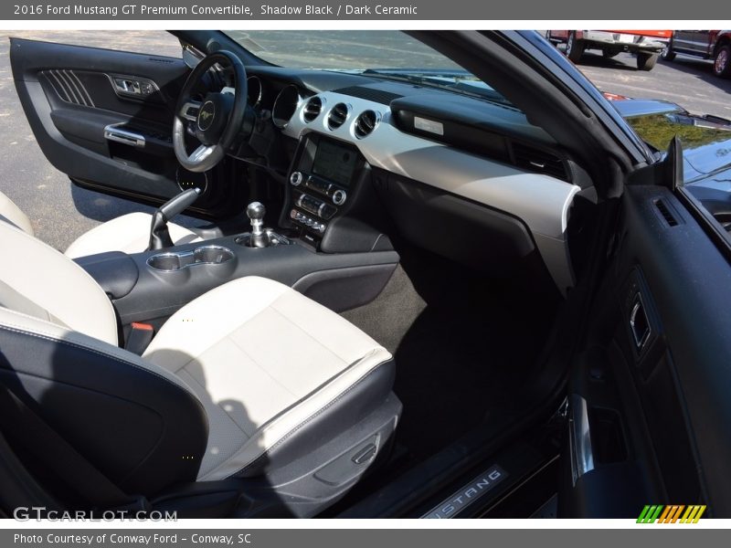 Shadow Black / Dark Ceramic 2016 Ford Mustang GT Premium Convertible