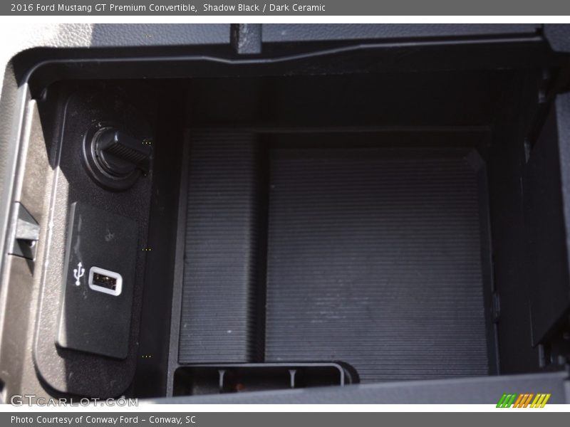 Shadow Black / Dark Ceramic 2016 Ford Mustang GT Premium Convertible