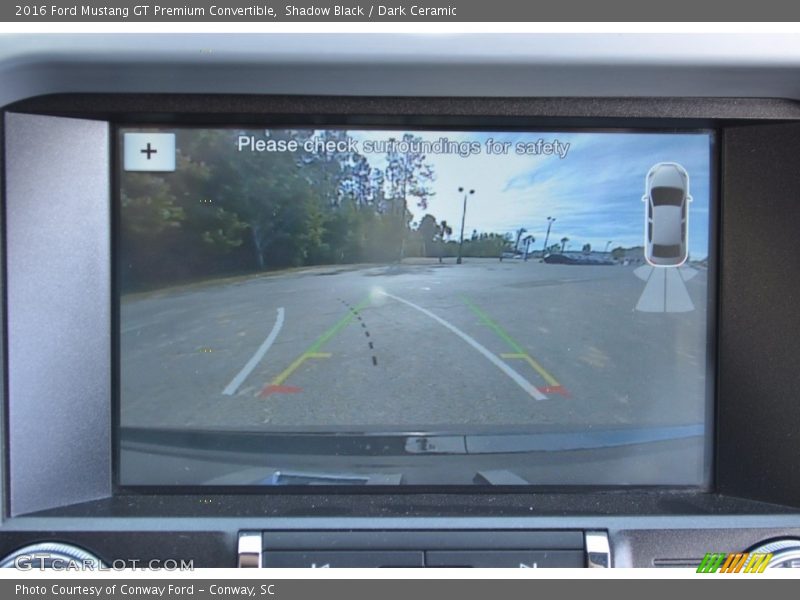 Shadow Black / Dark Ceramic 2016 Ford Mustang GT Premium Convertible