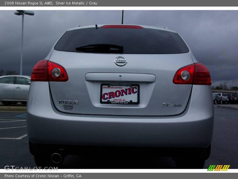 Silver Ice Metallic / Gray 2008 Nissan Rogue SL AWD