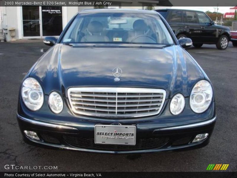 Midnight Blue / Ash Grey 2003 Mercedes-Benz E 320 Sedan
