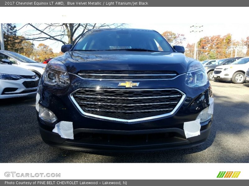 Blue Velvet Metallic / Light Titanium/Jet Black 2017 Chevrolet Equinox LT AWD