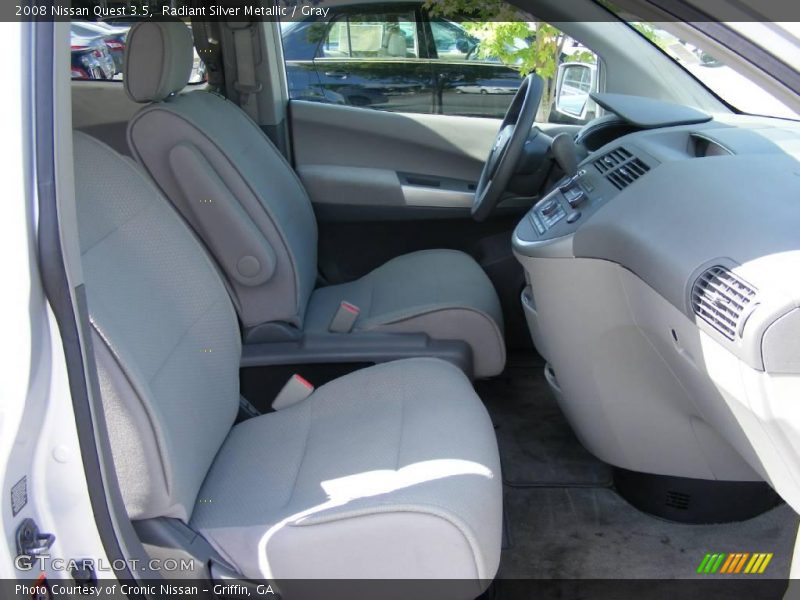 Radiant Silver Metallic / Gray 2008 Nissan Quest 3.5