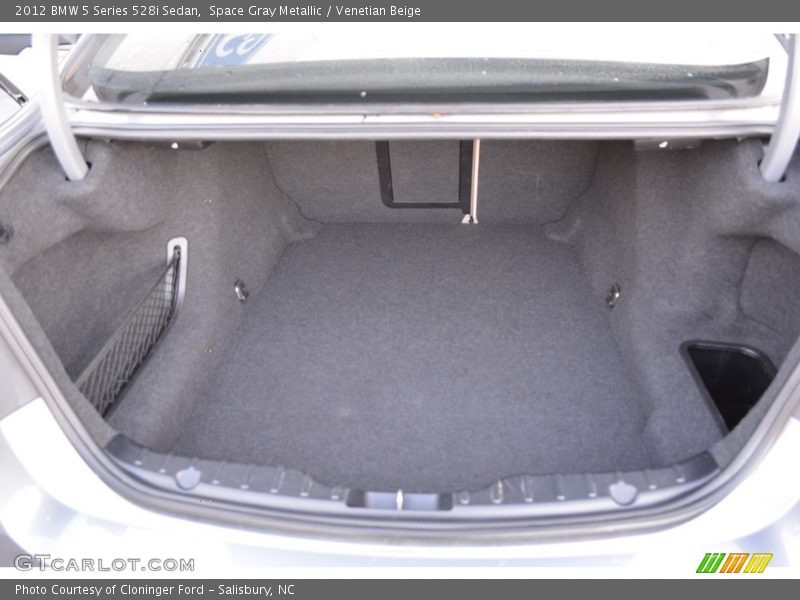 Space Gray Metallic / Venetian Beige 2012 BMW 5 Series 528i Sedan