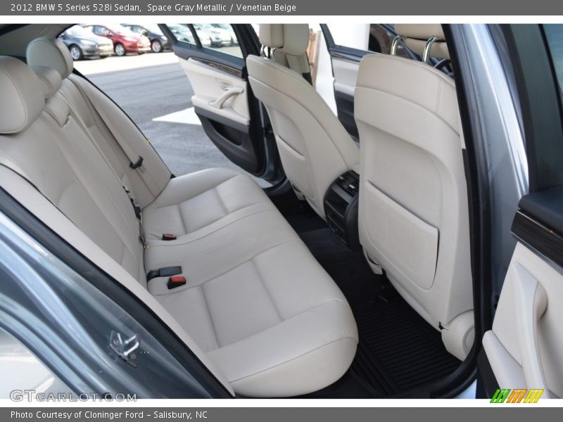 Space Gray Metallic / Venetian Beige 2012 BMW 5 Series 528i Sedan
