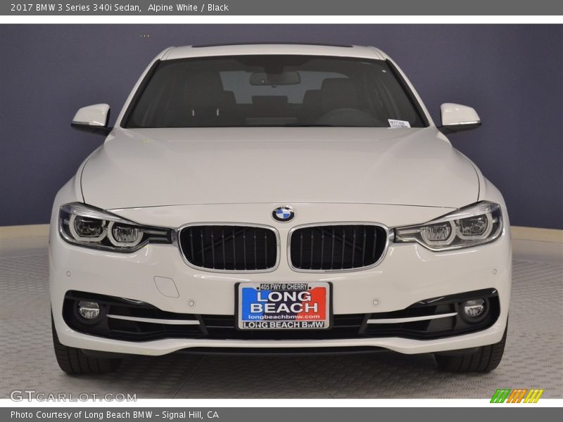 Alpine White / Black 2017 BMW 3 Series 340i Sedan