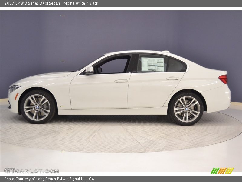 Alpine White / Black 2017 BMW 3 Series 340i Sedan