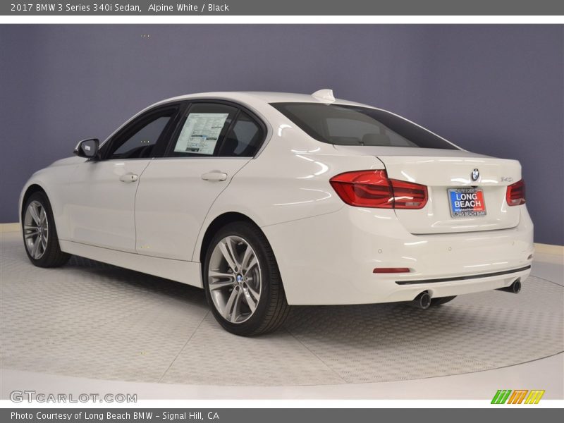 Alpine White / Black 2017 BMW 3 Series 340i Sedan